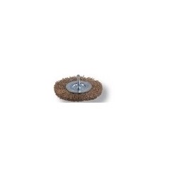 Cepillo circular acero latonado ondulado ø50mm
