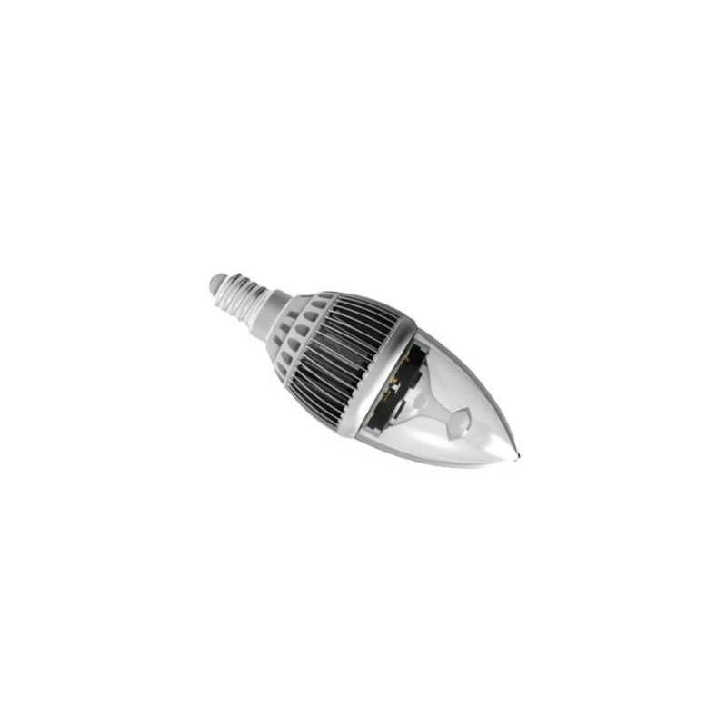Bombilla vela LED E14 4W Tono calido/frio
