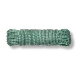 Cuerda plástico trenzado Ø4mm Madeja 10m