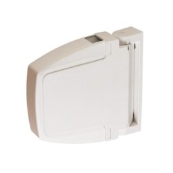 Enrollador persiana abatible Eurosax blanco c/cinta bicolor 20mm