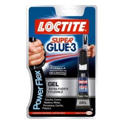 Adhesivo instantáneo Super Glue-3 Power Flex 3gr LOCTITE