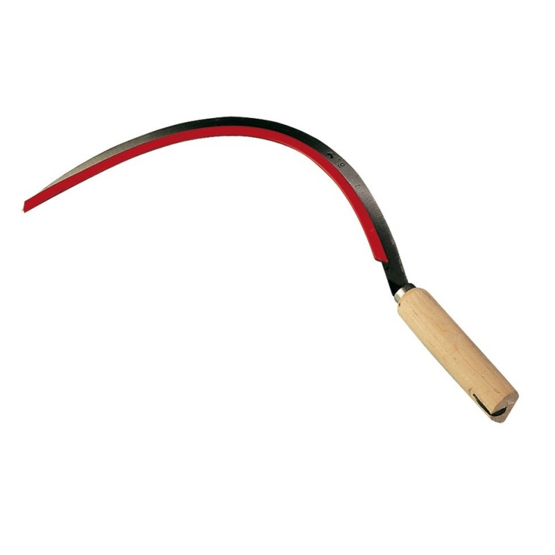 Hoz dentada acodada 25mm mango madera LISTA Hoz dentada acodada 25mm mango madera LISTA