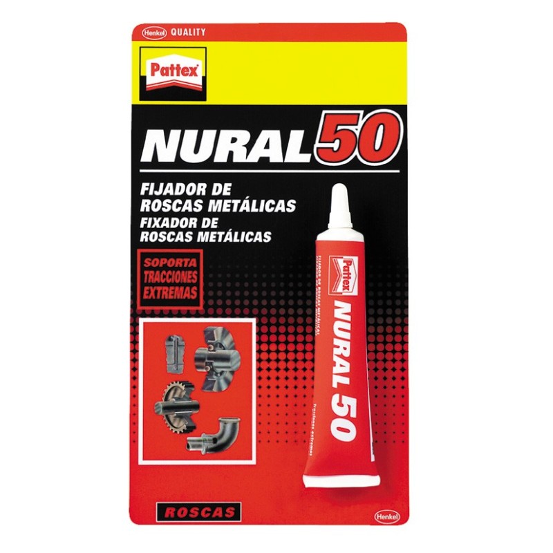 Adhesivo Nural 50 fijaroscas metálicas  10ml PATTEX