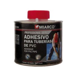 Adhesivo tubería PVC 500 ml c/pincel MIARCO