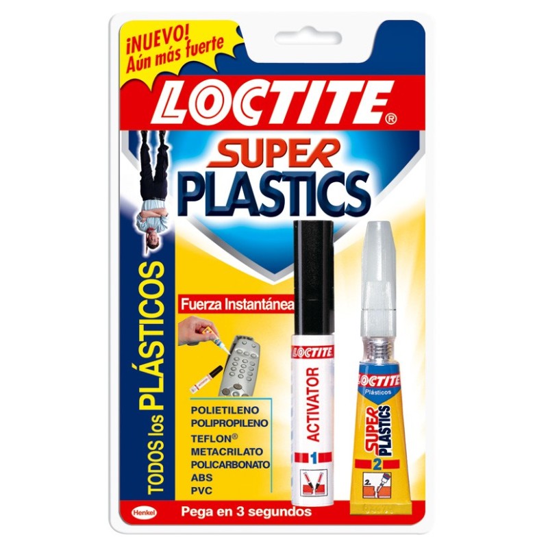 Adhesivo instantáneo Super Plastics 2gr LOCTITE Adhesivo instantáneo Super Plastics 2gr LOCTITE
