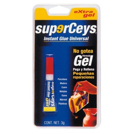 Adhesivo instantáneo Superceys 3gr gel CEYS