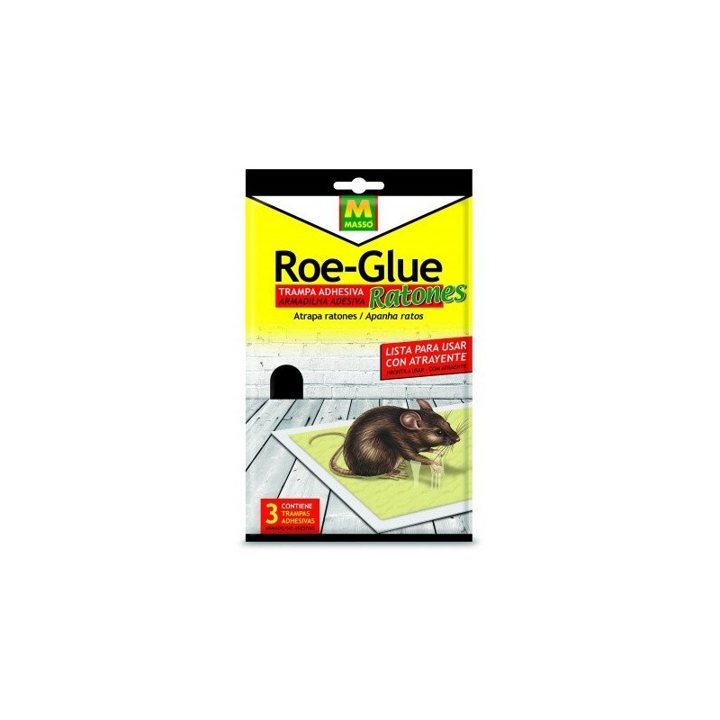 ROE-GLUE trampa adhesiva ratones MASSÓ