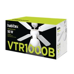 Ventilador techo VTR-1000 blanco HABITEX