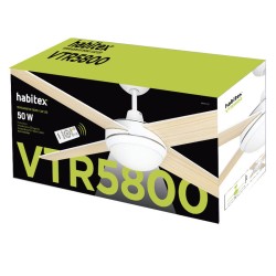 Ventilador de techo con luz HABITEX VTR5800