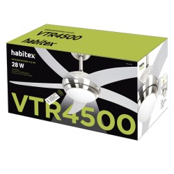 Ventilador de techo con luz HABITEX VTR-4500