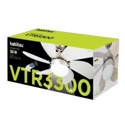 Ventilador de techo con luz HABITEX VTR-3300