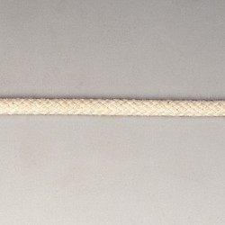 Cordón algodón trenzado Ø8mm Bobina 25m